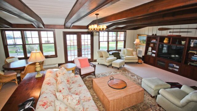 Glen Lake Cottage Great Room Detail