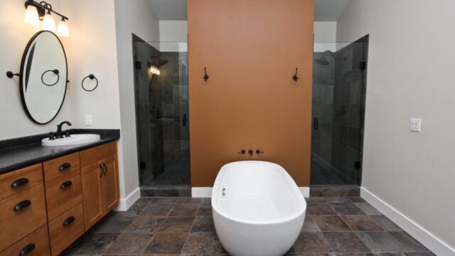 Little Traverse Lake New Home Bathroom Detail